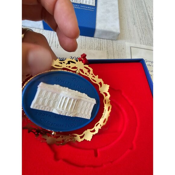 White House 200th anniversary ornament George Washington president Americana Xma - Picture 5 of 8